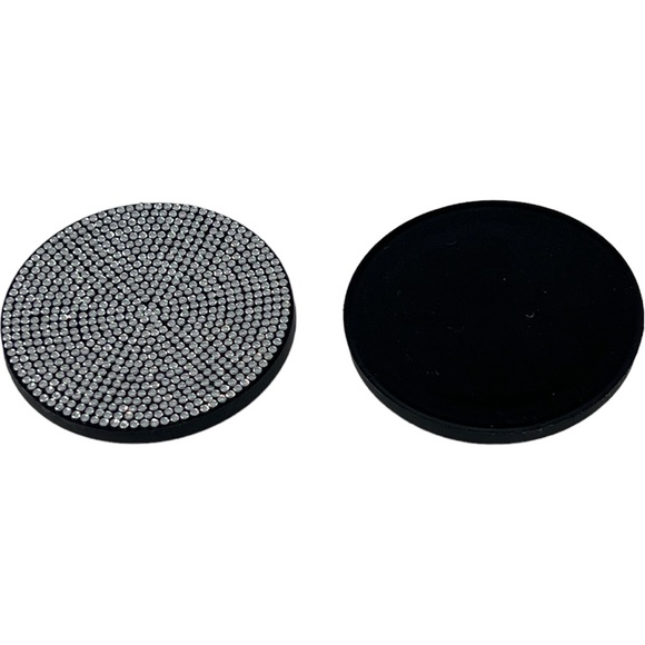 BLING Rhinestone Car Cup Coasters, Set of 2 - Picture 9 of 12